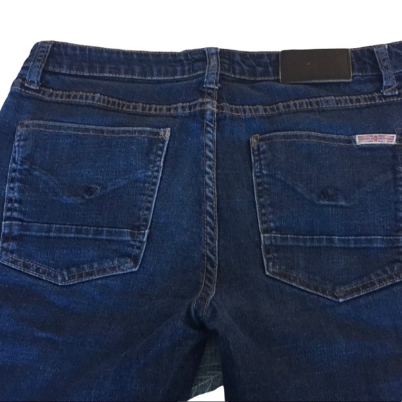 Hudson dark wash straight leg jeans. Waist 30”length 29” size tag says 18.
C - Picture 4 of 7